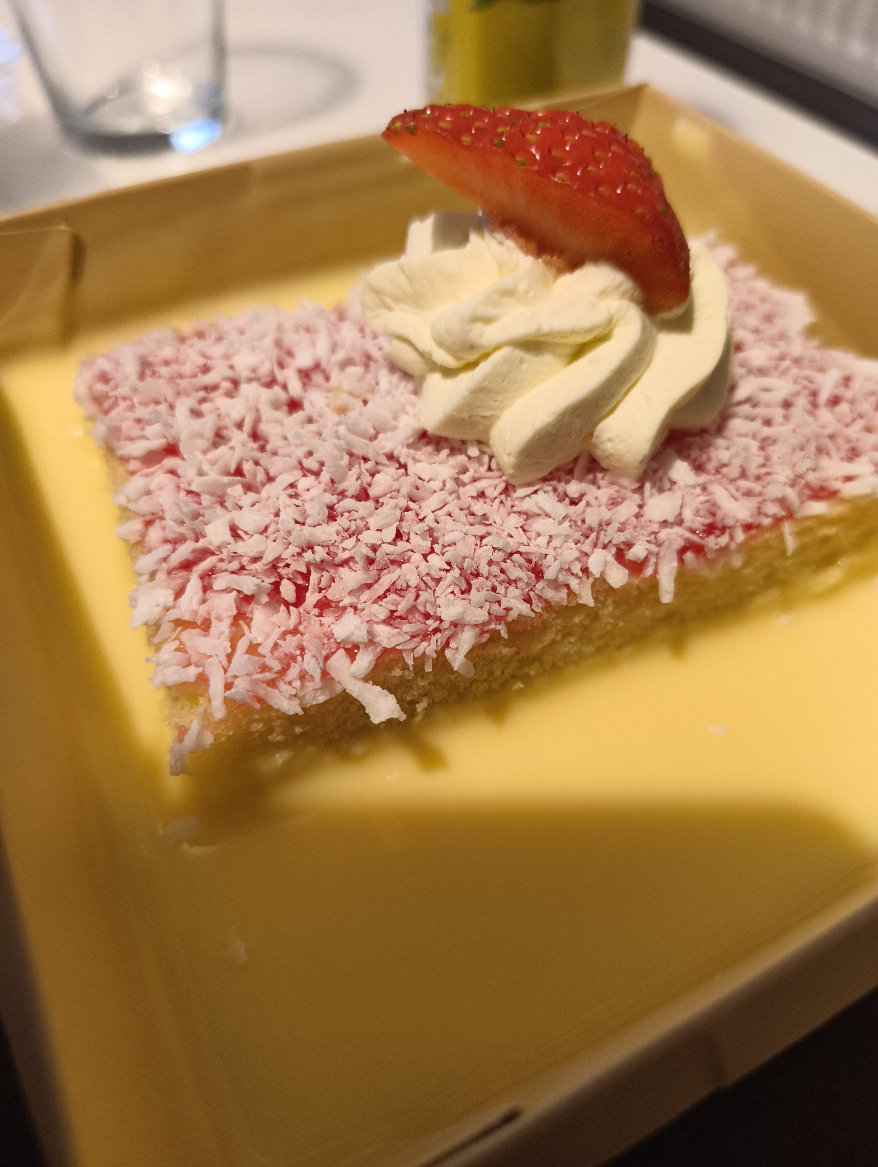 Strawberry Coconut Cake from Barr's Butchers